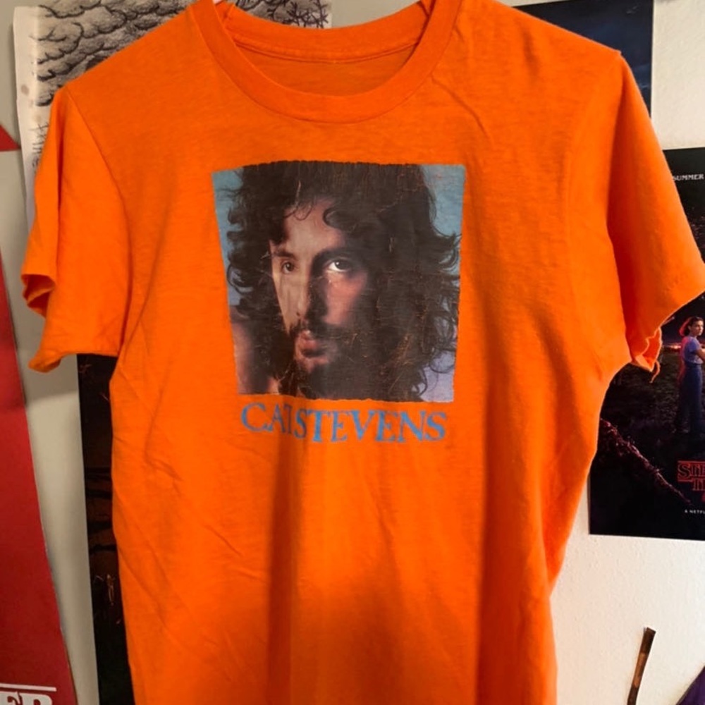 vintage original cat stevens tour shirt